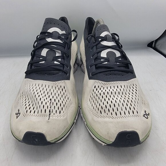 On Running Cloudboom Mens 12 White Black Green Shoes Athletic Running Walking - Picture 14 of 14